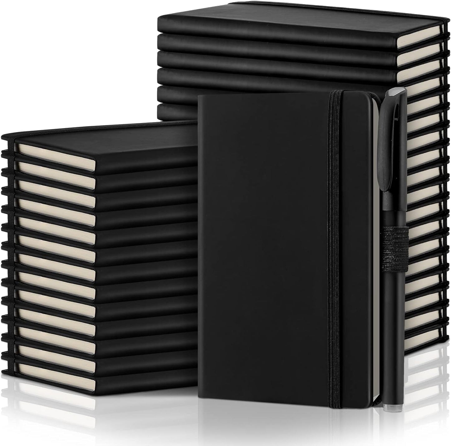 Pocket Notebook Journals with Pens for School and Office Use