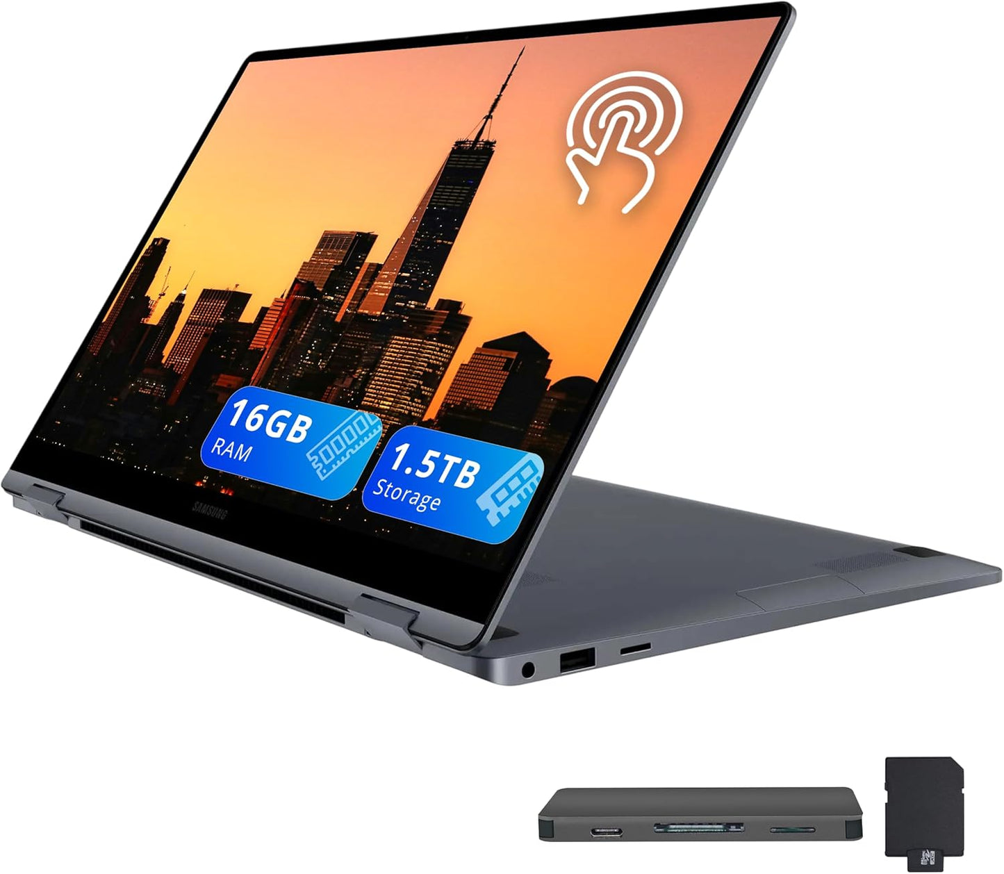 Samsung Galaxy Book4 360 2-in-1 Laptop with AMOLED Display