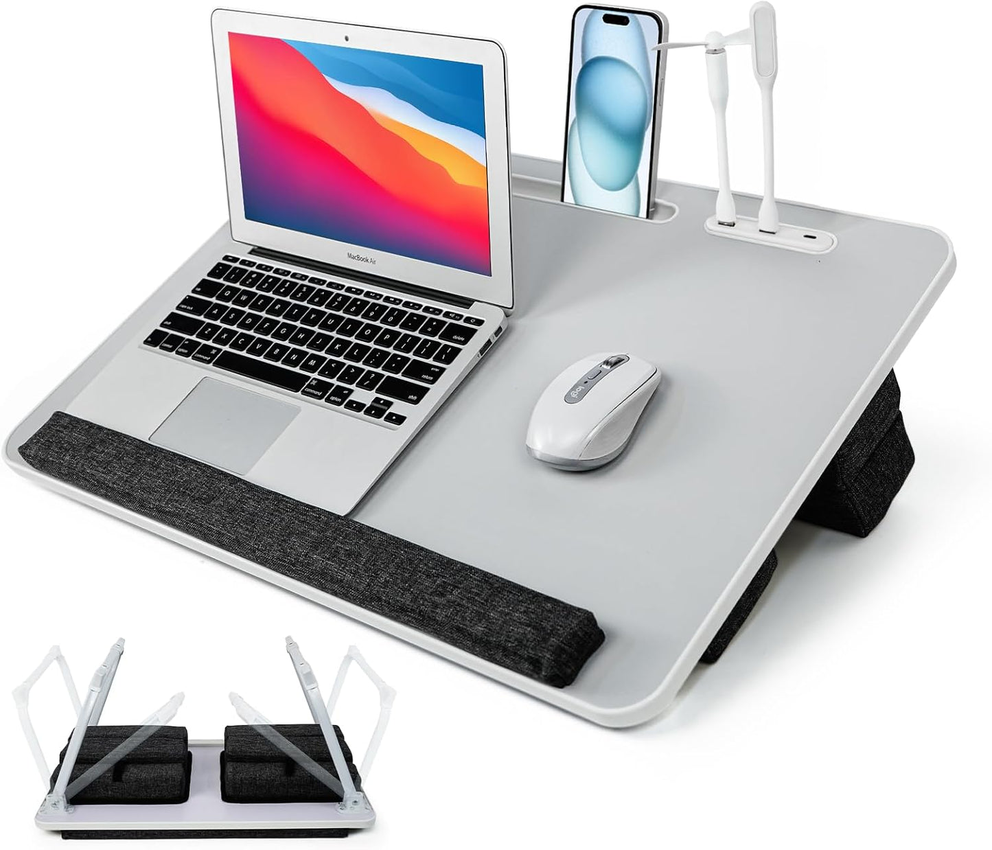 Portable Lap Desk: Bed & USB - IXTRA