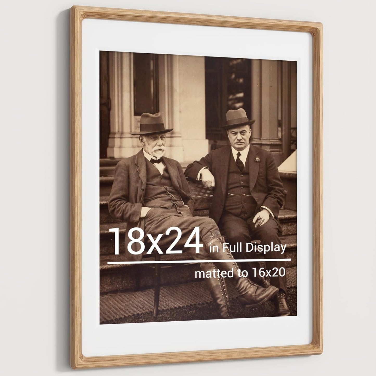 Heimlove 18x24 Picture Frames Natural Oak for Stunning Displays