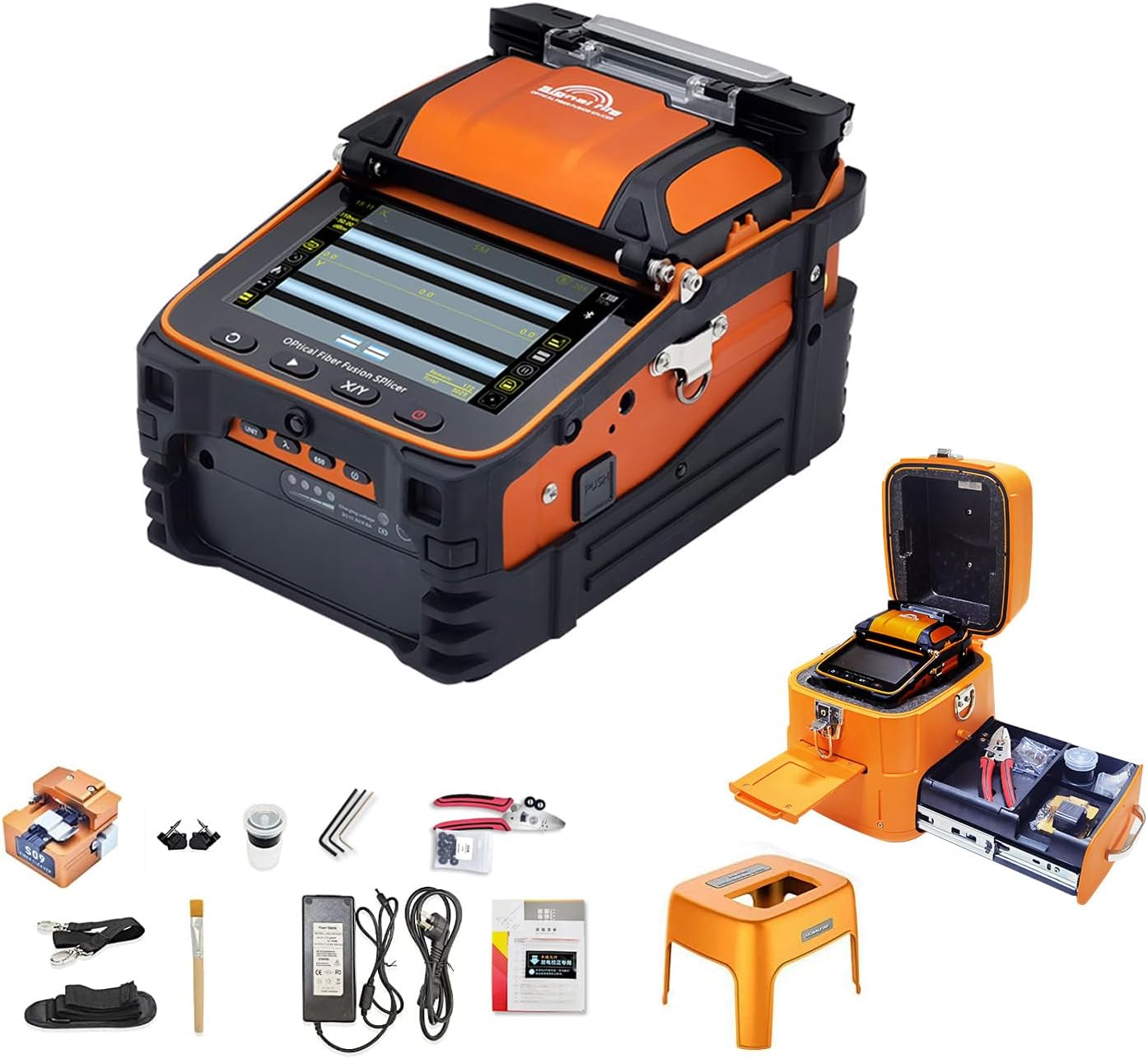 AI-9 Fusion Splicer for Fast Fiber Optical Welding Splicing