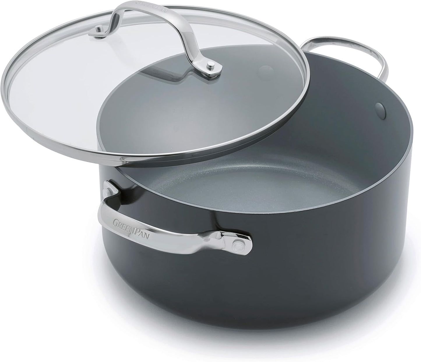 GreenPan Valencia Pro 5QT Stock Pot: Healthy Ceramic Nonstick