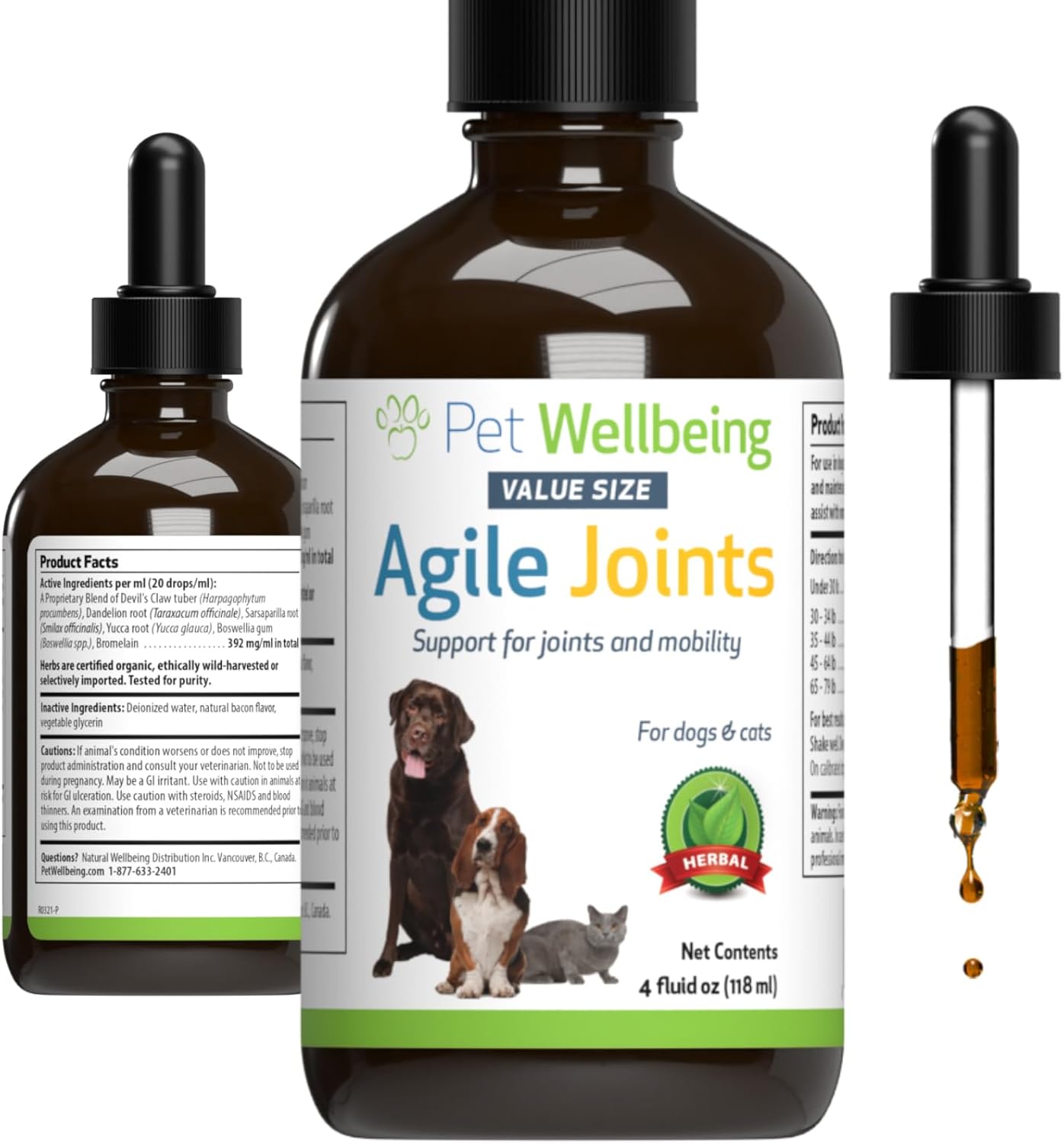 Pet Wellbeing Agile Joints for Dogs - Joint Health & Mobility