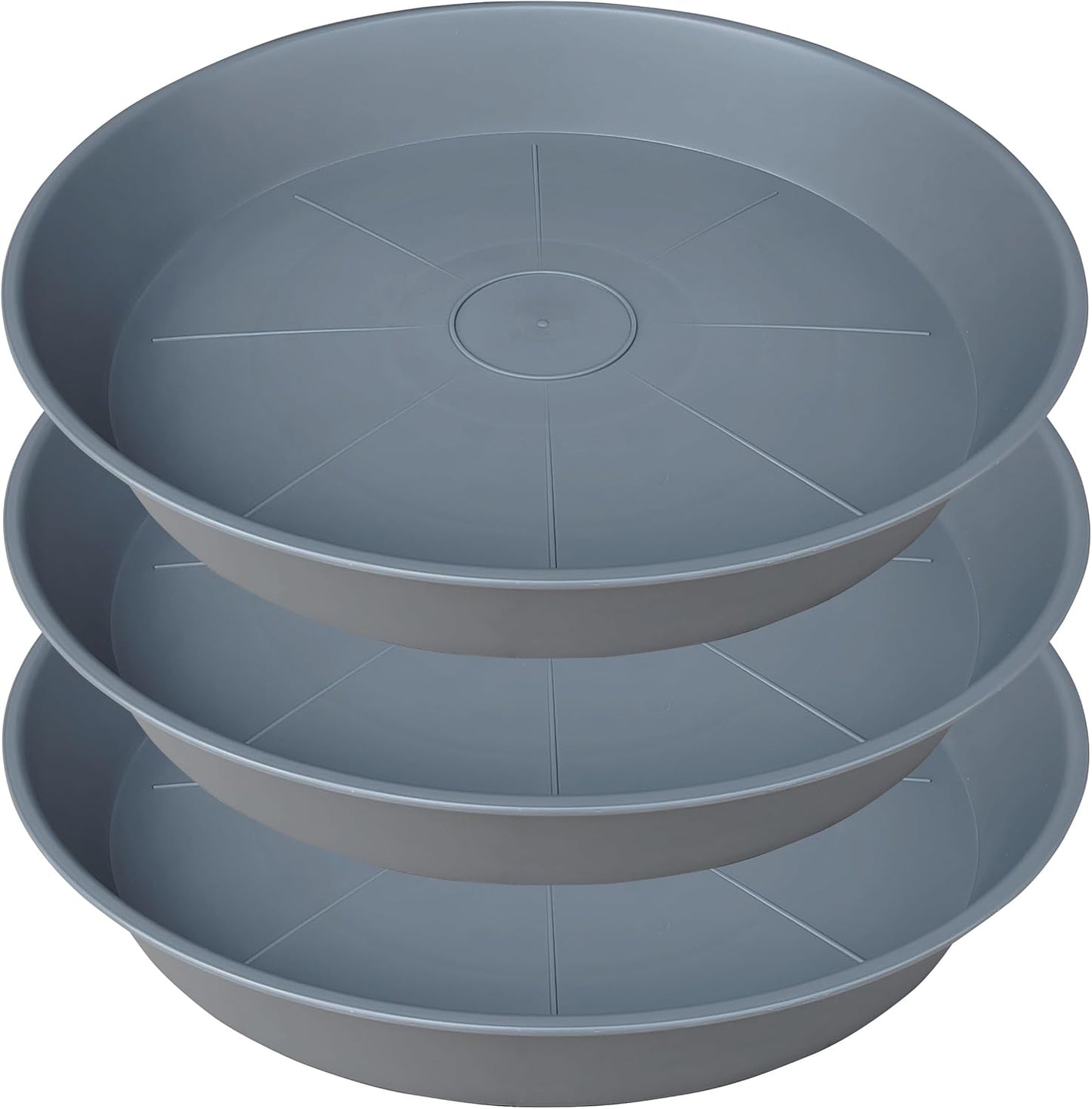 22 Inch Plant Saucer Set of 3 for Indoor and Outdoor Use