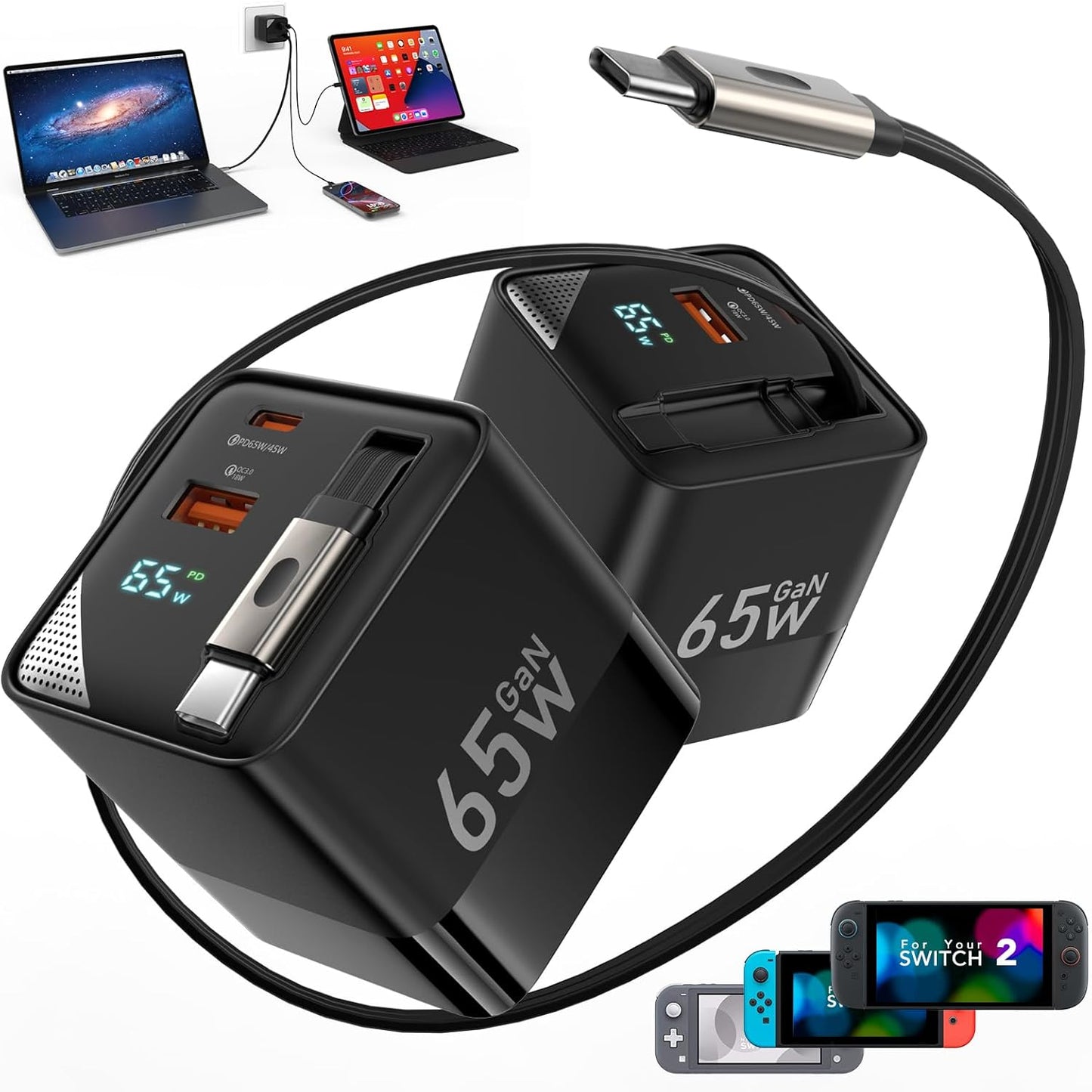 HATALKIN 65W USB C Charger for iPhone 17 and More Devices