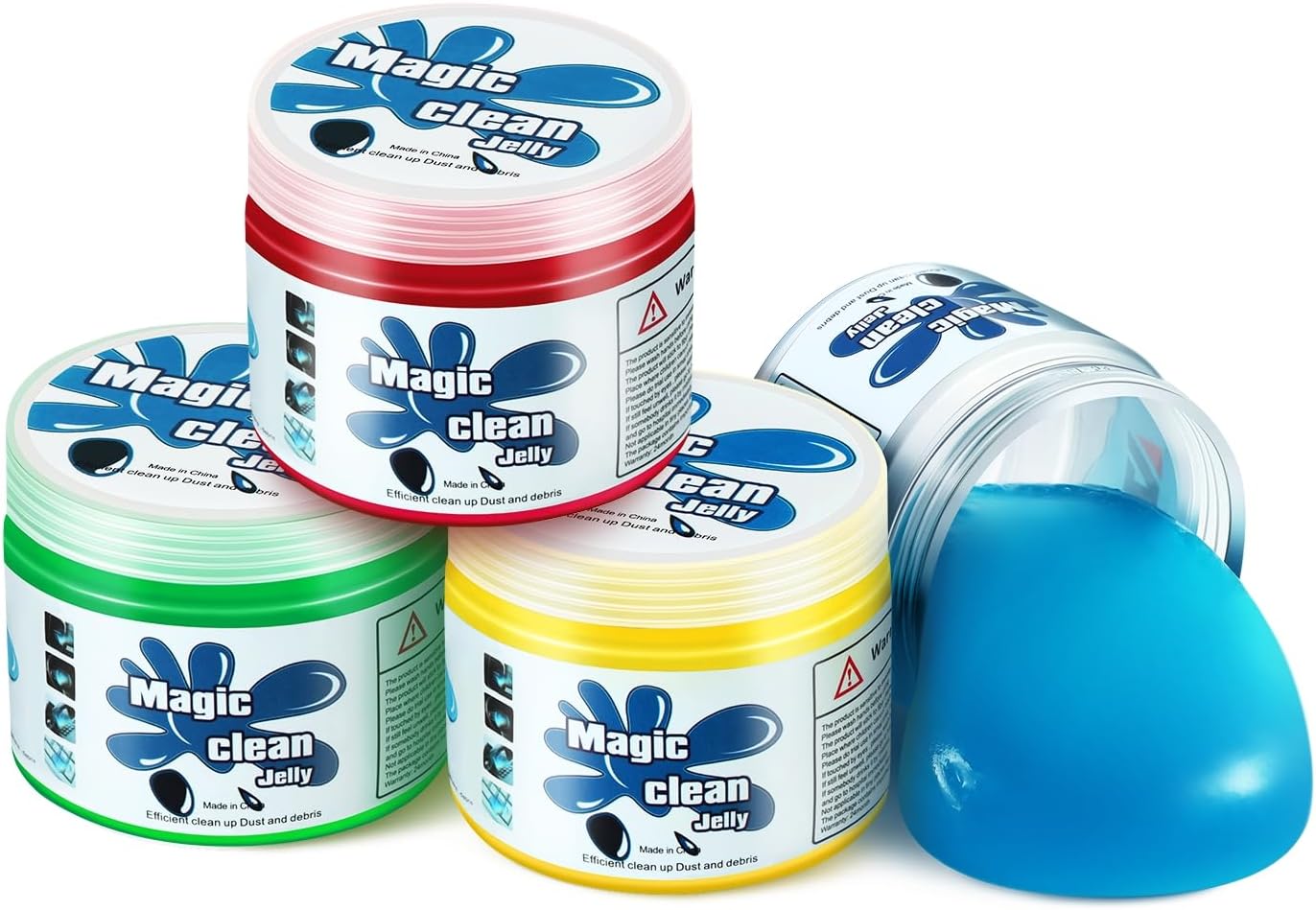 4-Pack Car Cleaning Gels - Auto Detailing Power!
