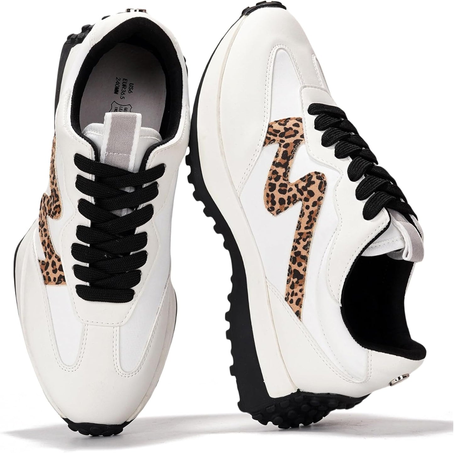 Trendy Sneakers for Women - Comfortable Memory Foam Casual Shoes