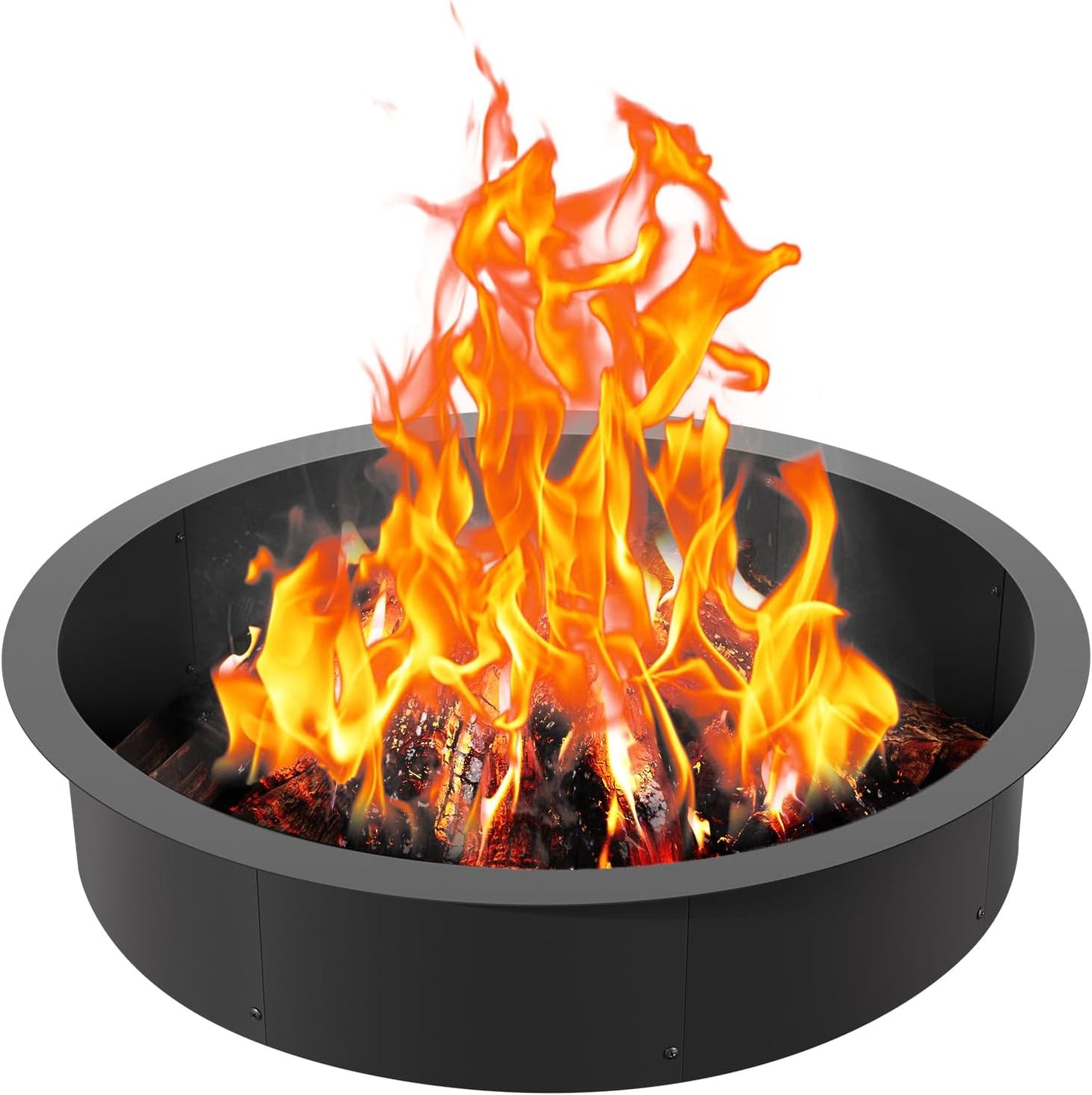 VEVOR Fire Pit Ring - Durable Steel Insert for Campfires