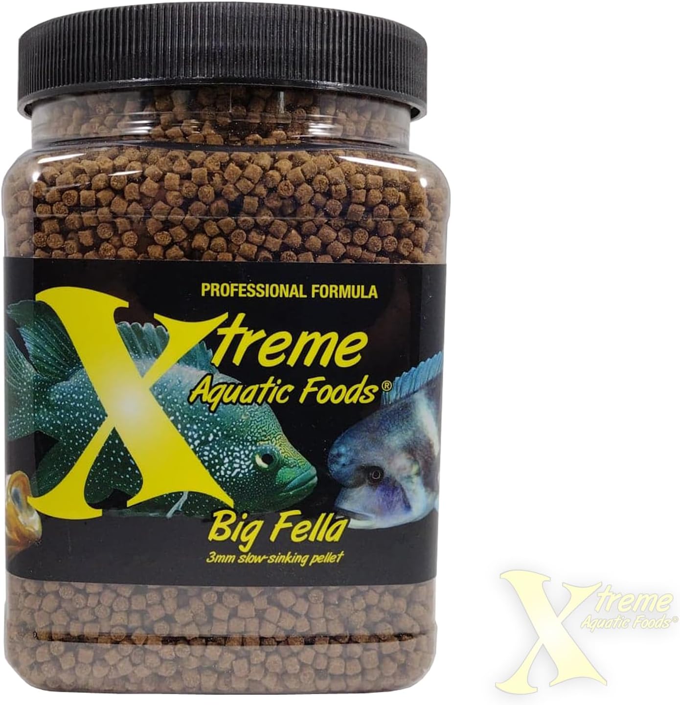 Xtreme Big Fella 3.0mm Pellets for Healthy Cichlid Nutrition