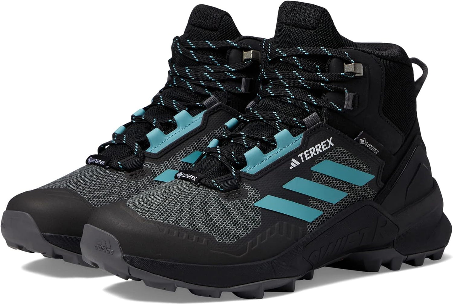 adidas Terrex Swift R3 Mid GTX - Ultimate Black Hiking Sneakers