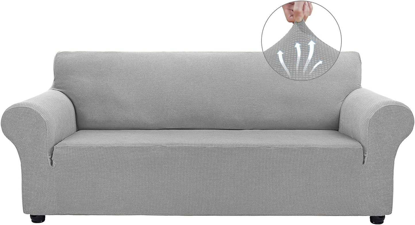 Asnomy Couch Covers for 3 Cushion Sofa - Stylish Pet Protector