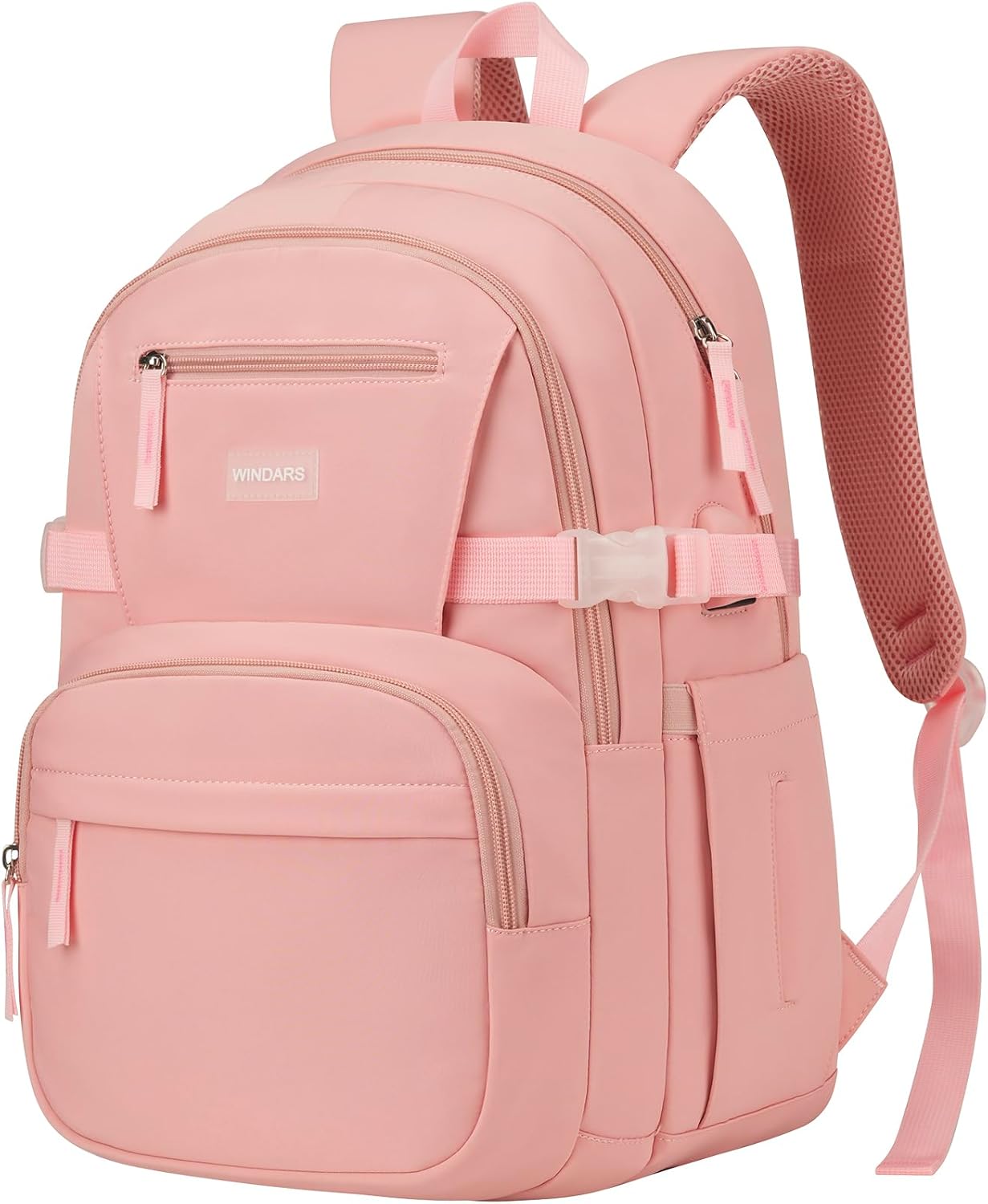 Cute High School Backpack for Girls with USB Charging Port