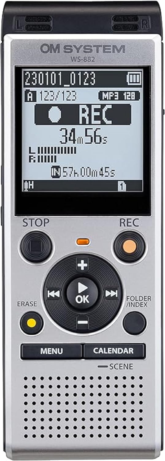 OM SYSTEM Olympus WS-882 Digital Voice Recorder with 4GB Memory