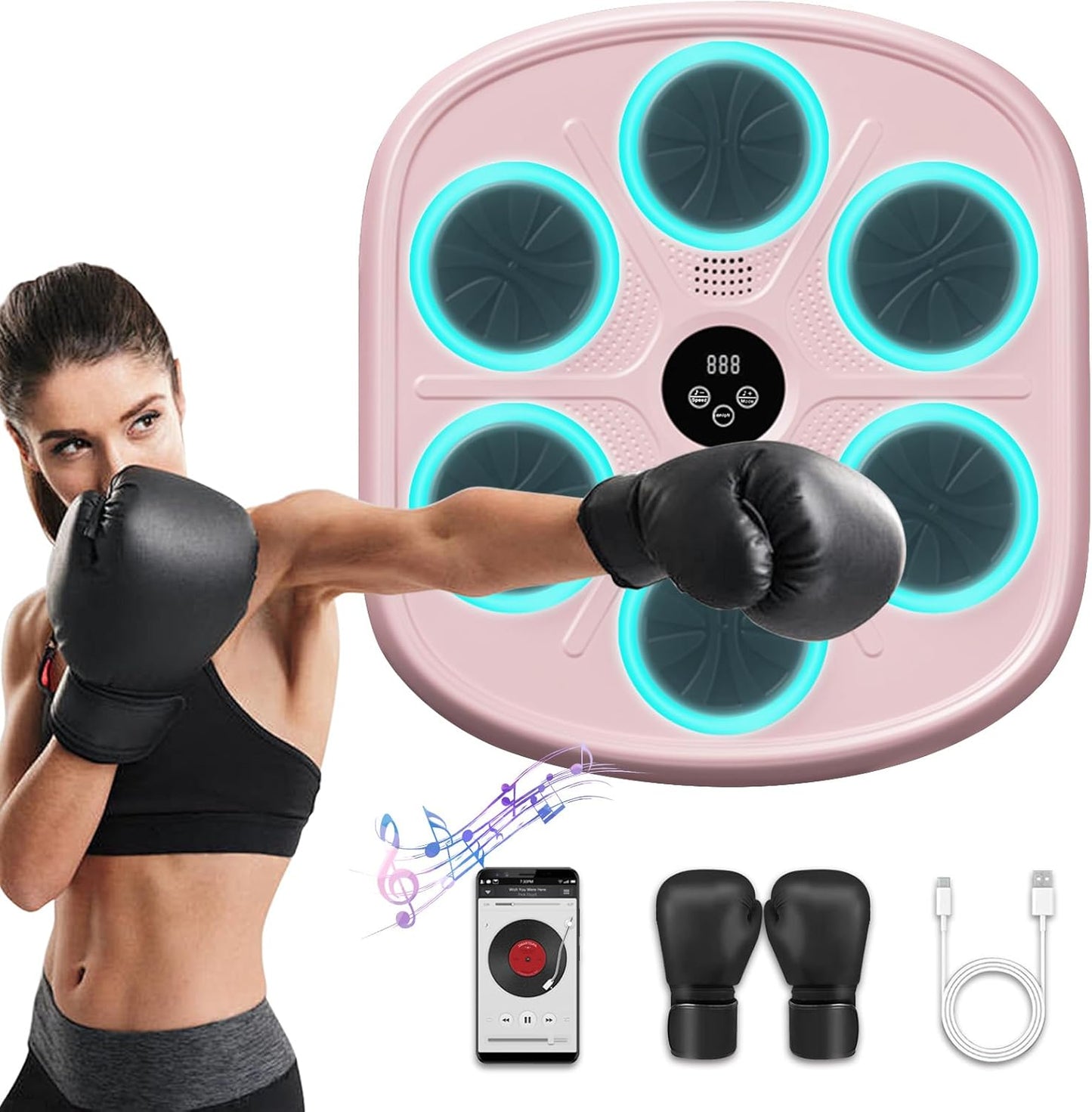 Bluetooth Music Boxing Trainer for Home & Gym