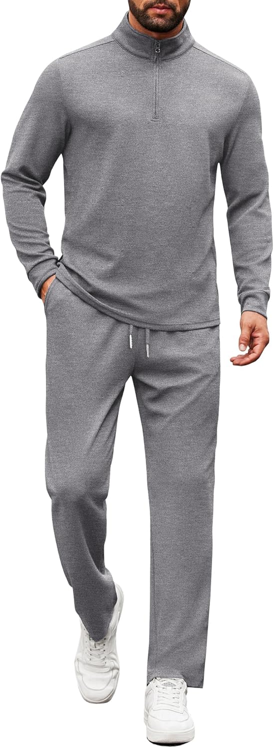 COOFANDY Men's Tracksuits 2 Piece Casual Athletic Sweatsuit