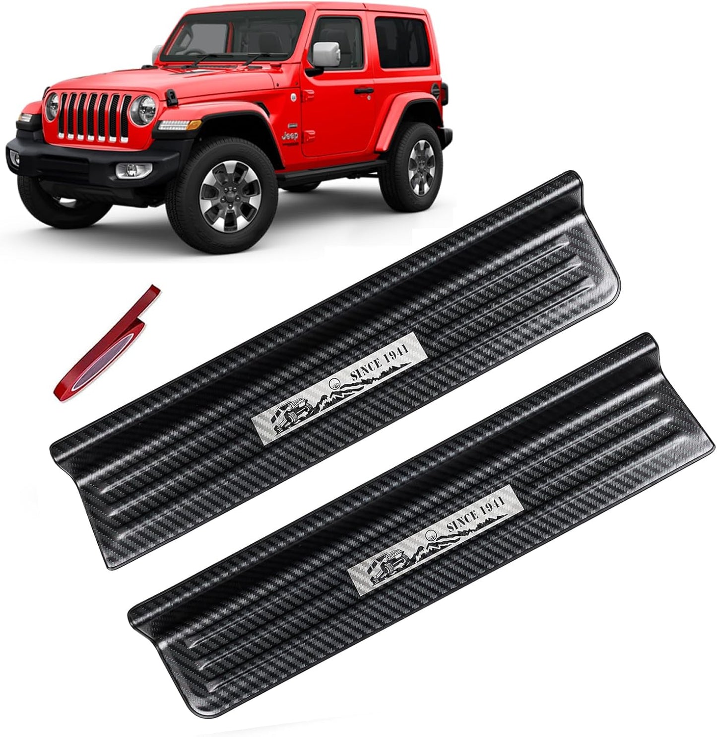 Rowa Door Sill Guards for Jeep Wrangler JL JLU Gladiator JT