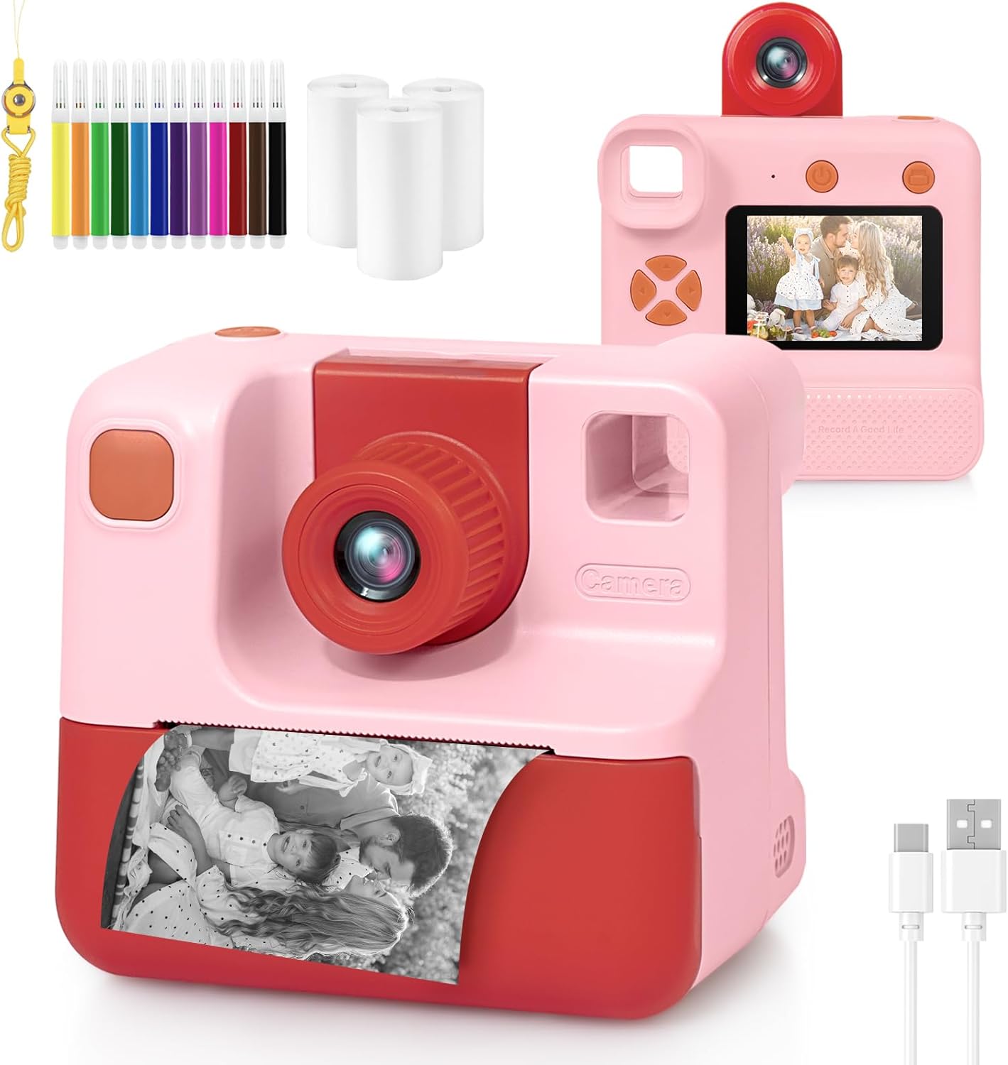 RODDEN Kids Camera: Instant Print Fun!