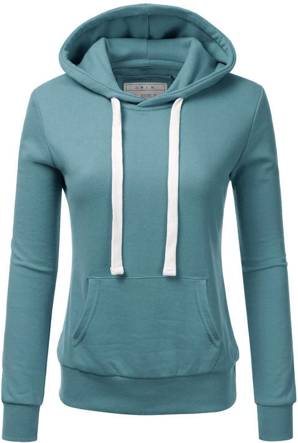 DOUBLJU Basic Lightweight Pullover Sweater for Women - Comfy Hoodie