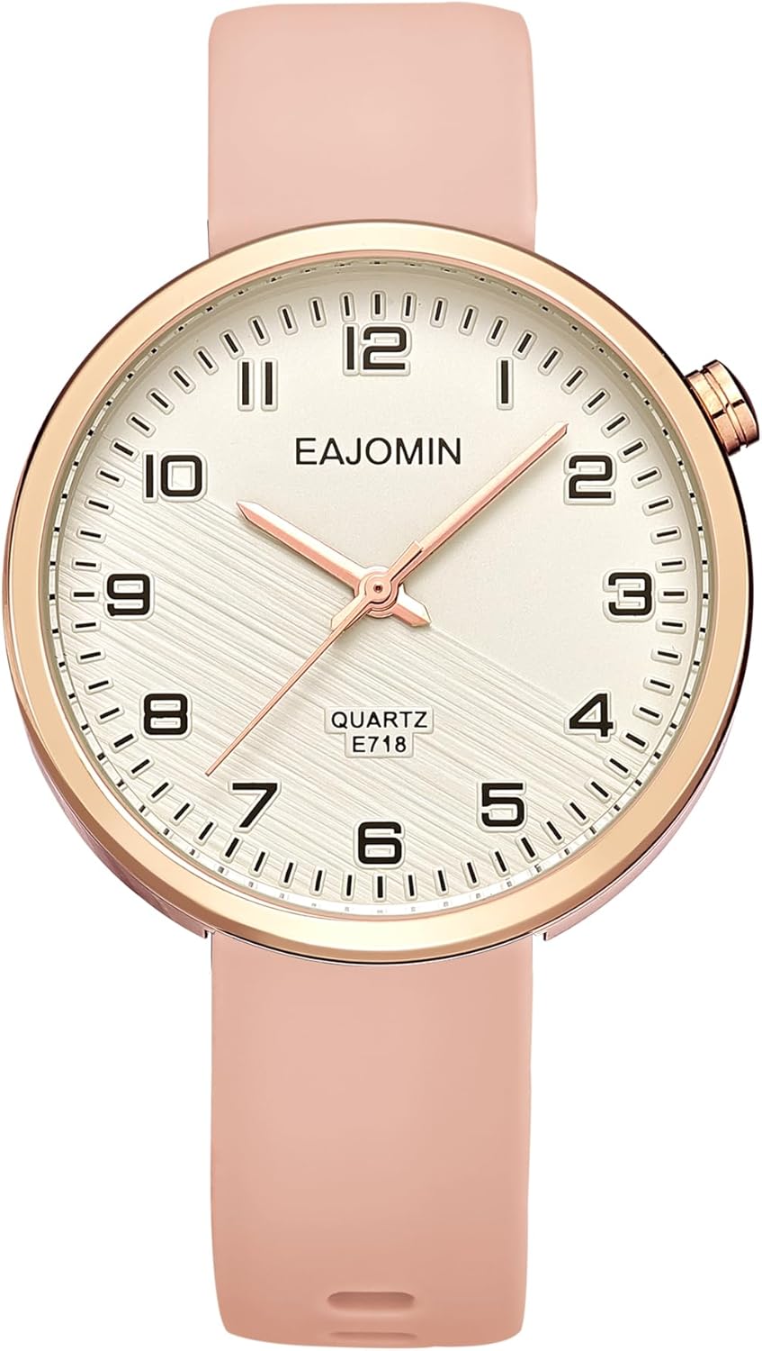 Waterproof Women's Nurse Watch with Easy Read Dial - Stylish EAJOMIN