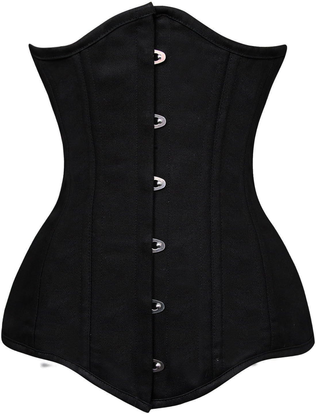 Charmian Women's 26 Steel Boned Cotton Long Torso Hourglass Corset