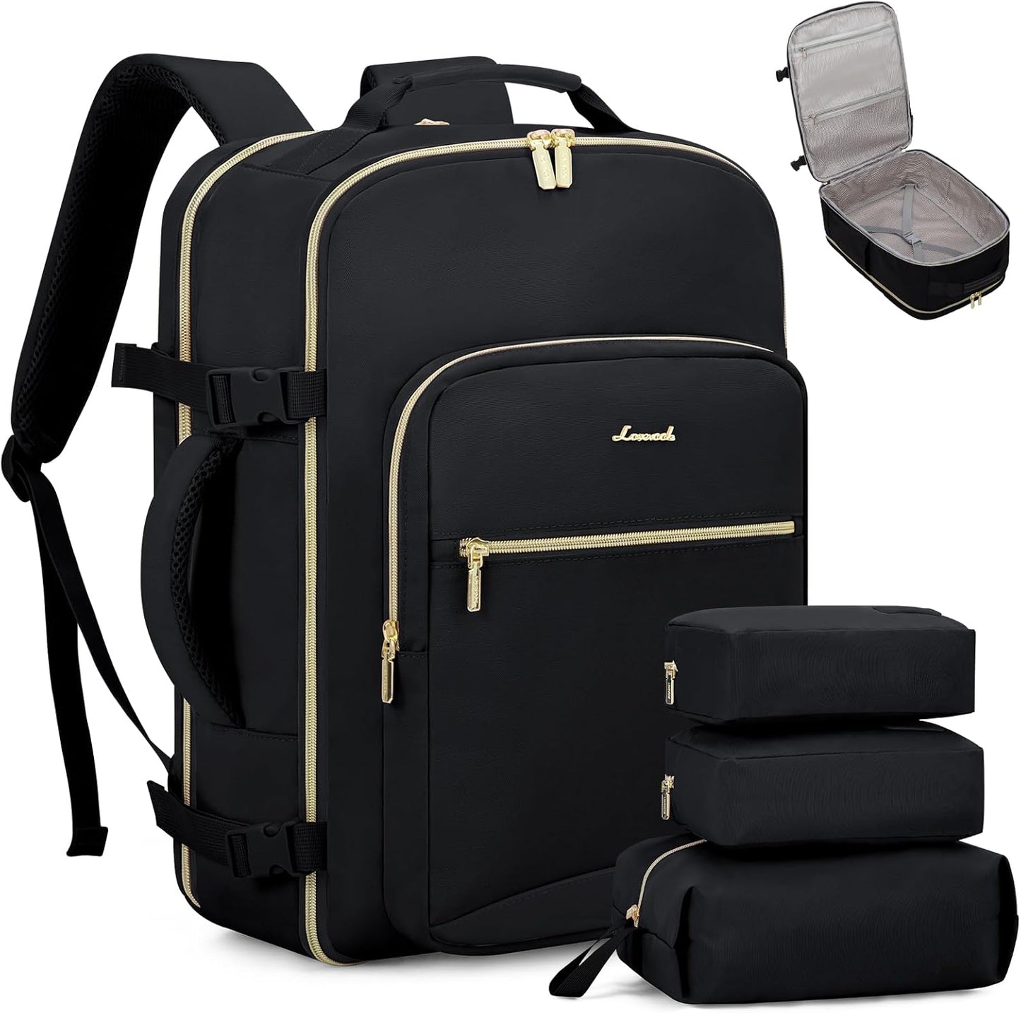 LOVEVOOK 50L Travel Backpack - Flight Approved & Waterproof