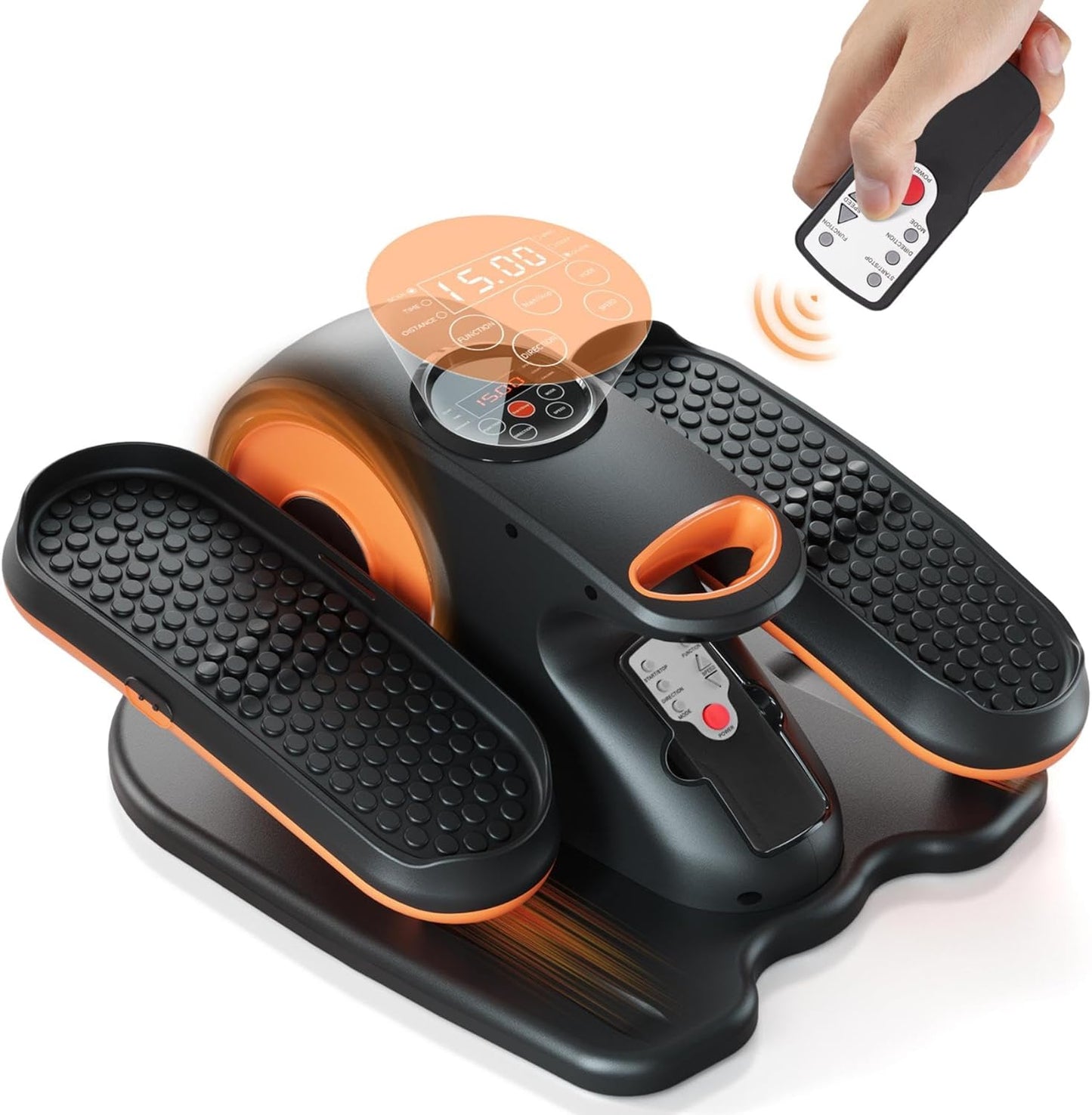 Seniors' Desk Elliptical: Remote Control, 12 Speeds