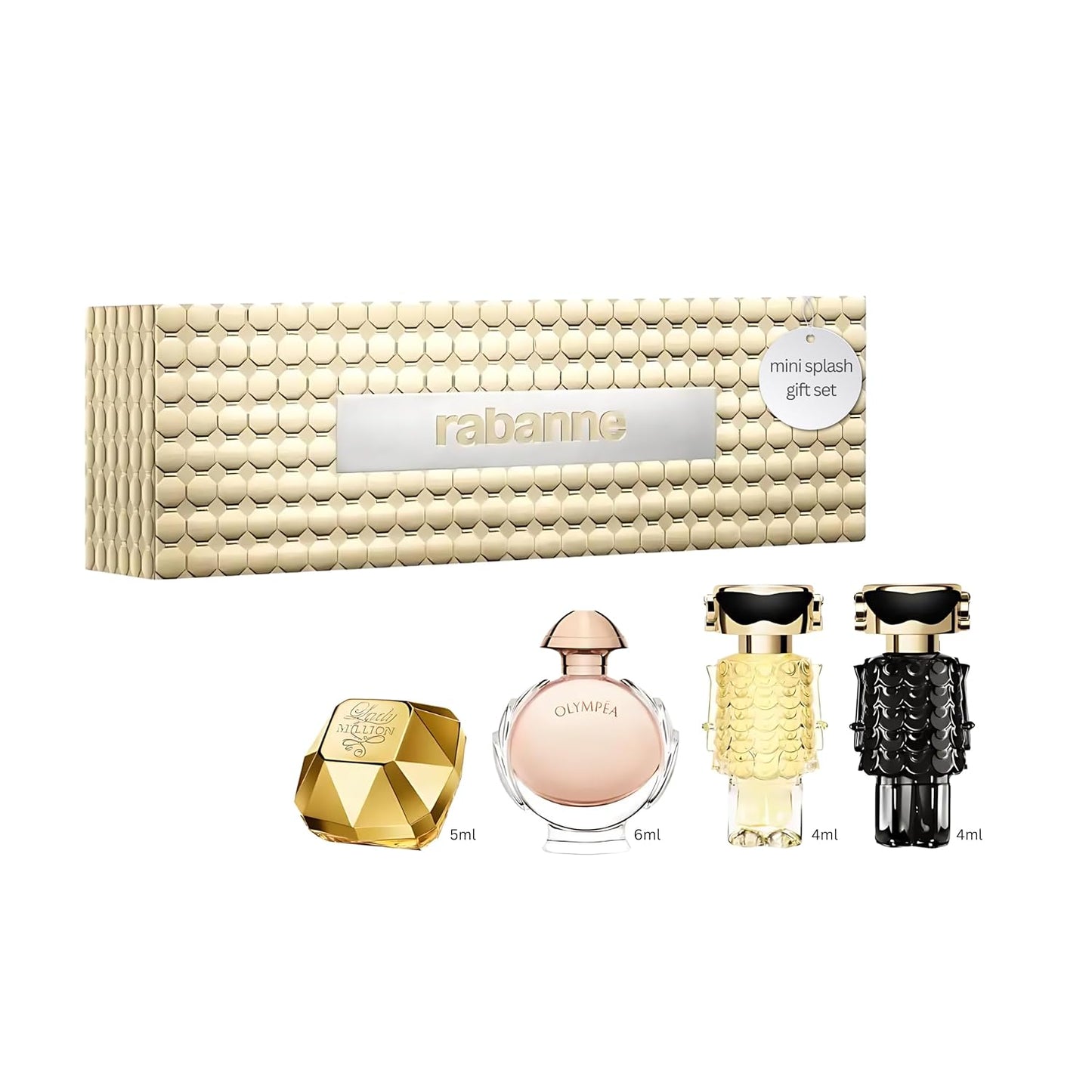 Paco Rabanne Feminine Miniature Gift Set for Women - 4 Pc EDP