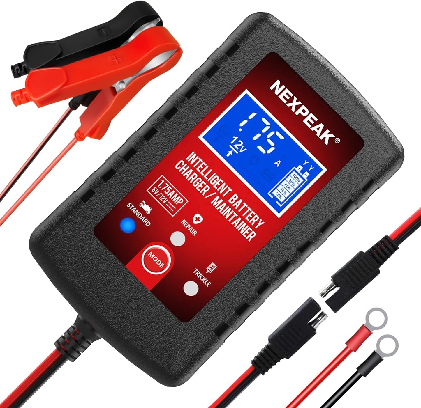NEXPEAK Smart Car Battery Charger