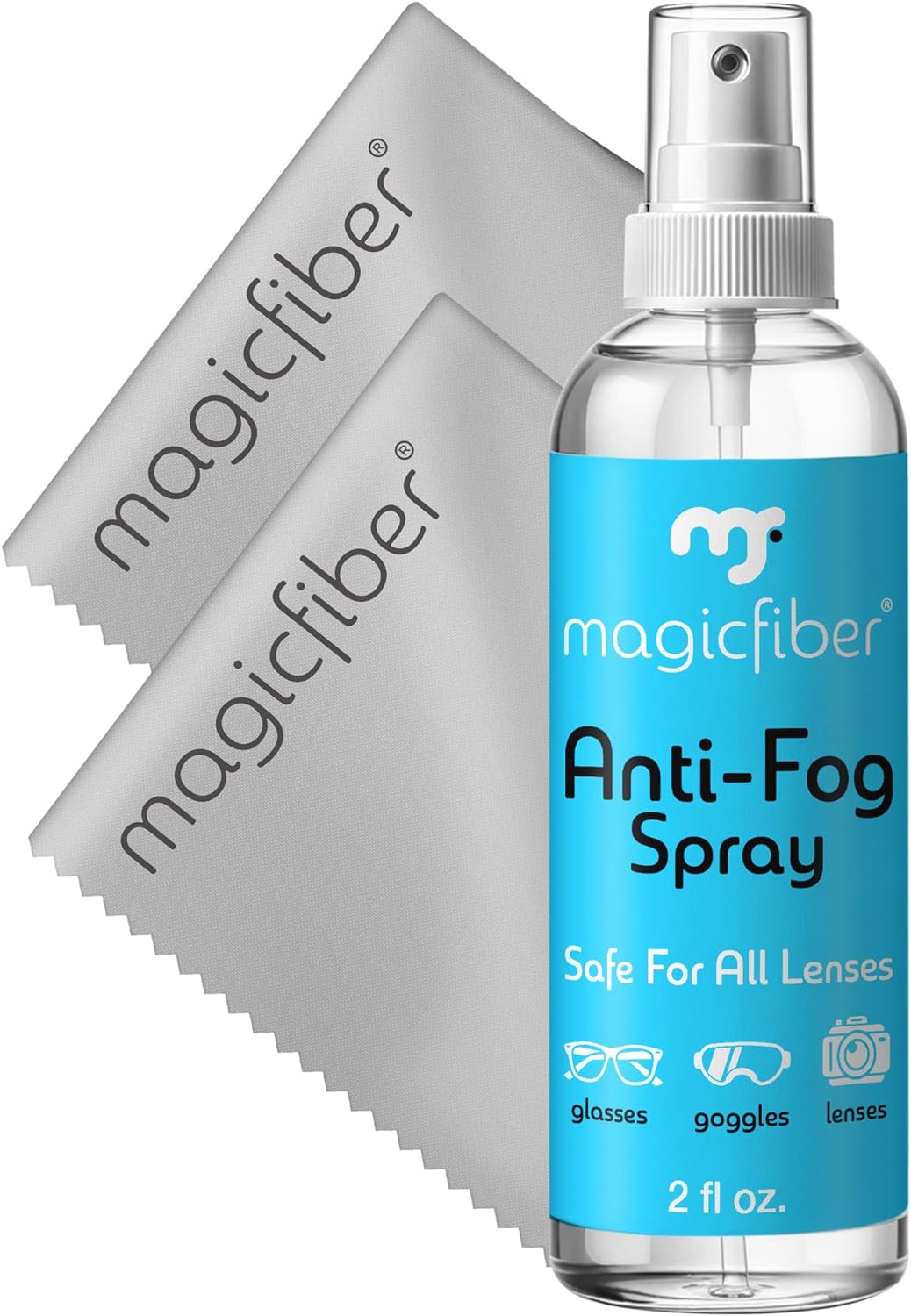 Fog-Free Vision with MagicFiber Cleaning Kit
