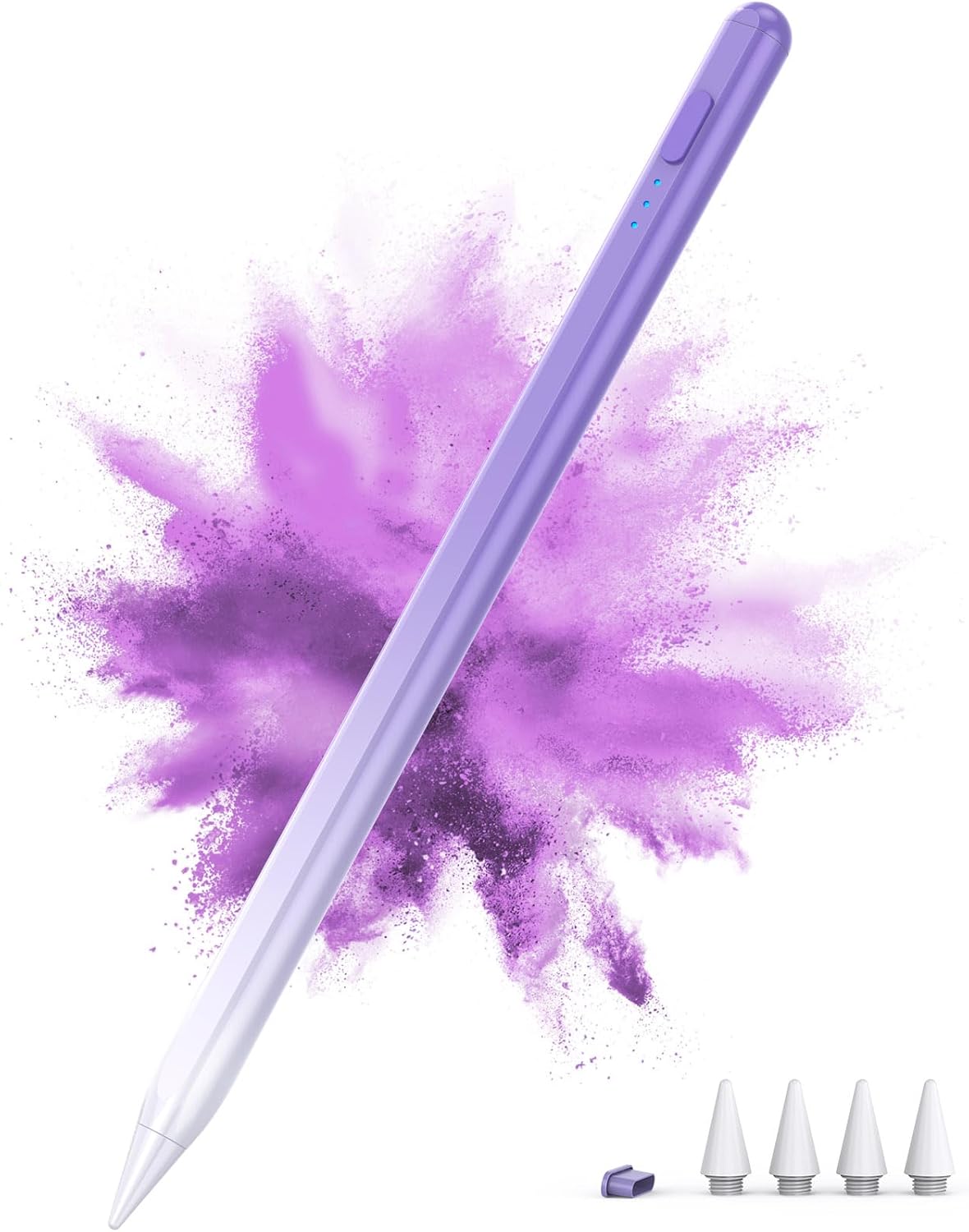 DEGGE Stylus Pen: 15Mins Fast Charge, Palm Rejection, Tilt Sensitivity for iPad Pro 12.9/11, Mini 6/5, Air 5/4/3