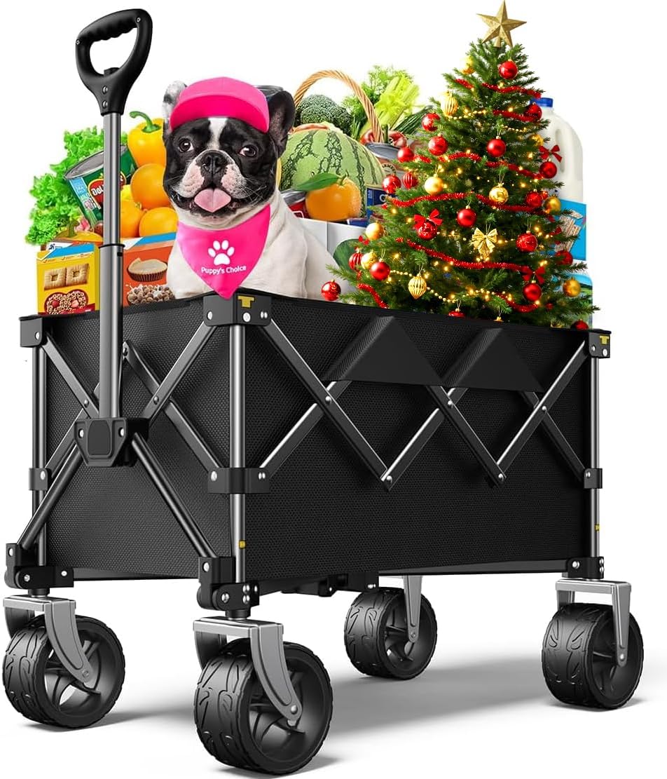 Collapsible Folding Wagon Cart by pikulLA for All Uses