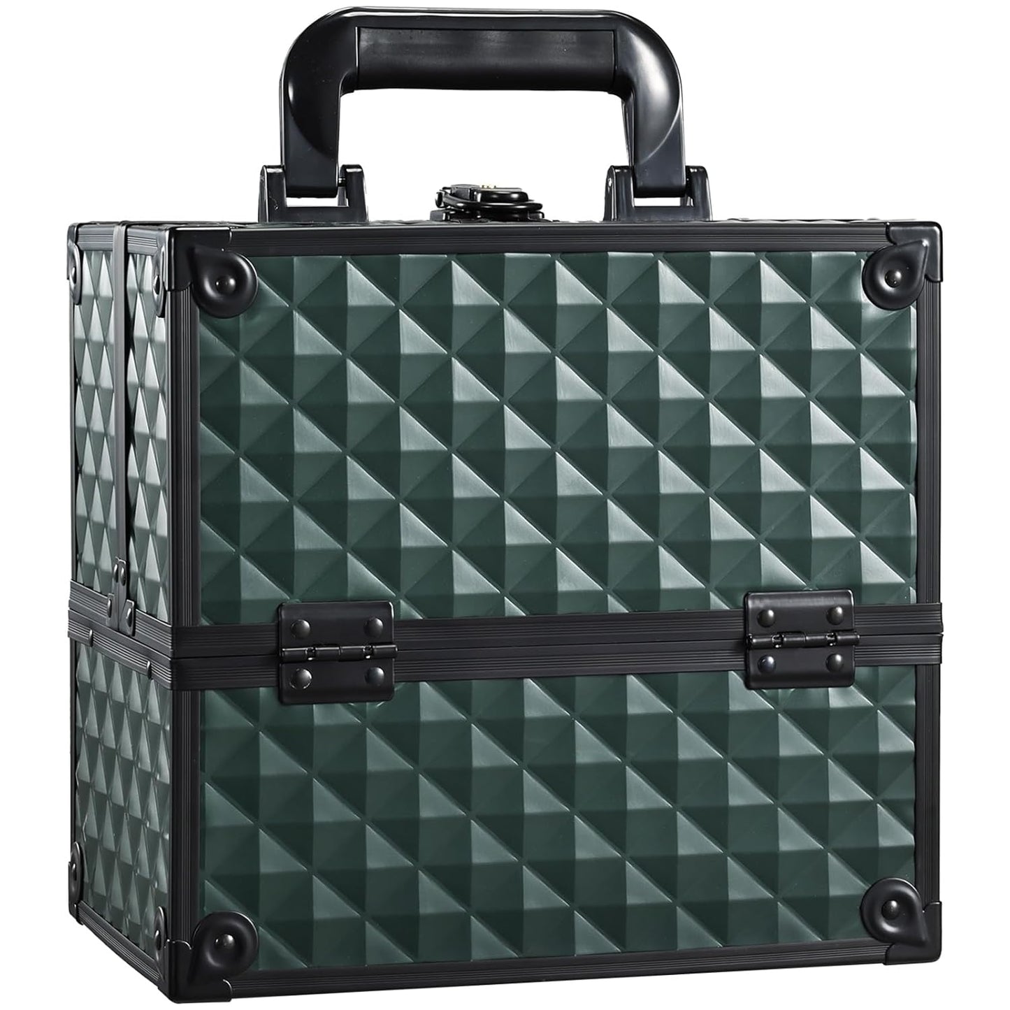 FRENESSA Makeup Case Portable Cosmetic Train Case for Travel