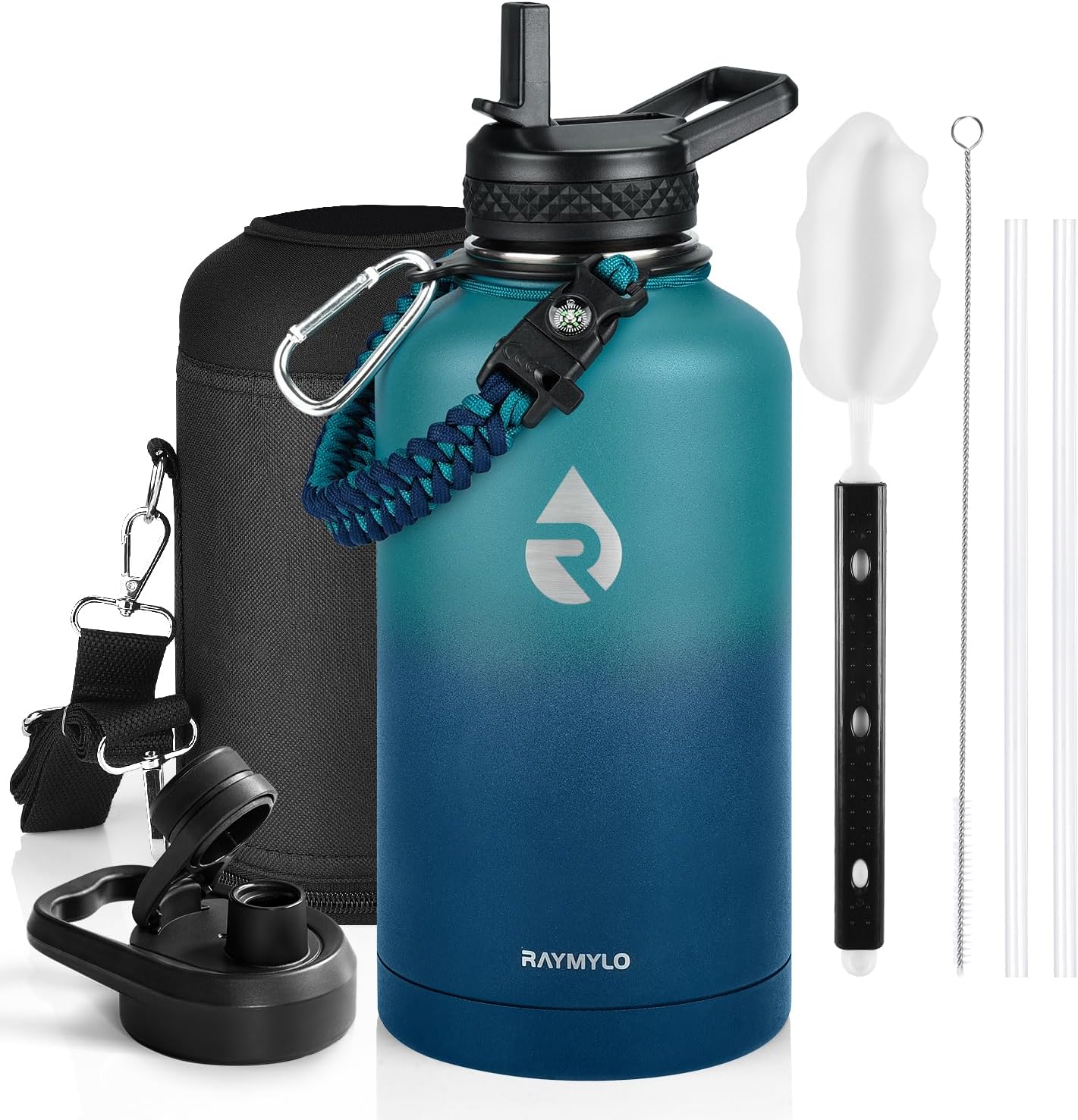 64 oz Insulated Water Bottle with Triple Wall Vacuum Design