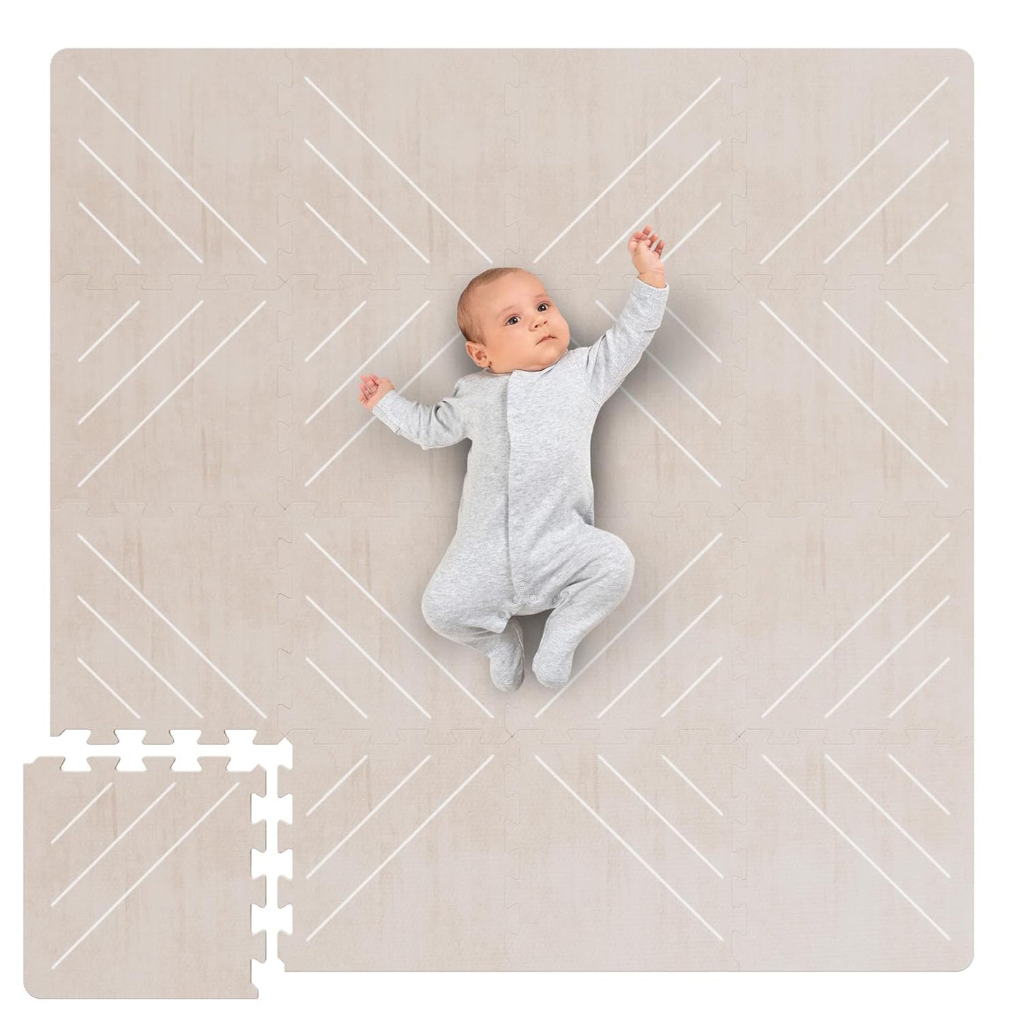 Soft Stylish Baby Play Mat by ZICOTO - Safe Play Area!