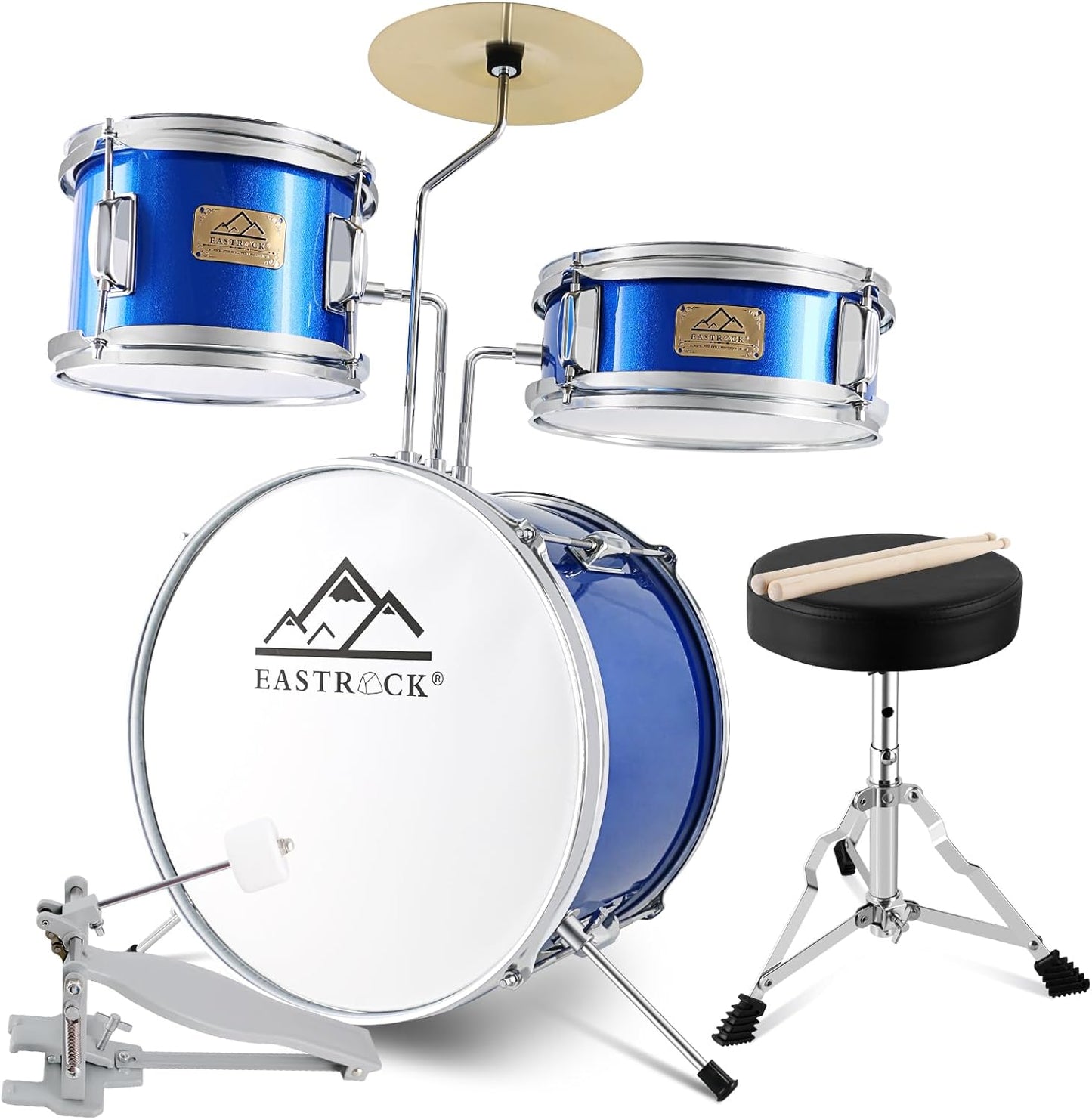 EASTROCK Kids Drum Set for Beginners, Perfect for Ages 5-7