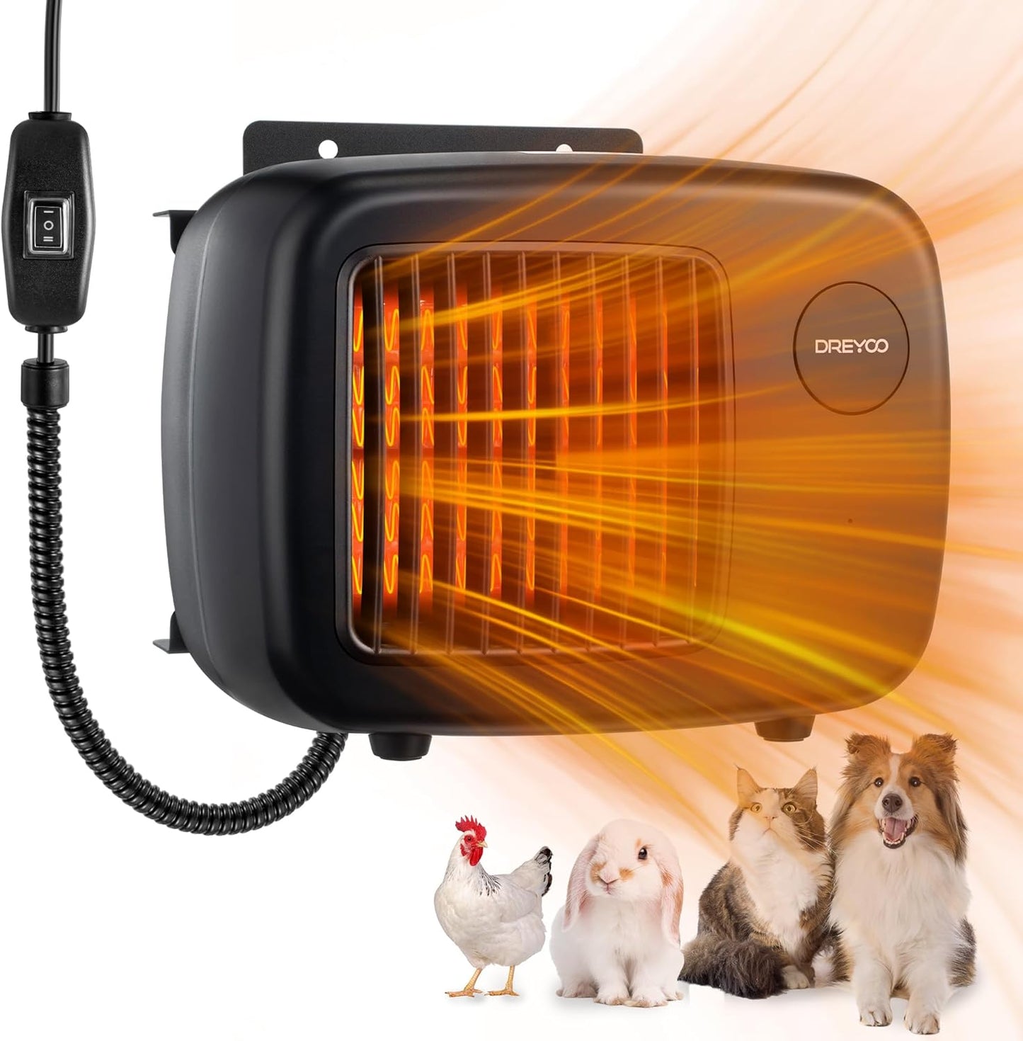 Dreyoo Dog House Heater: Safe & Adjustable Warmth