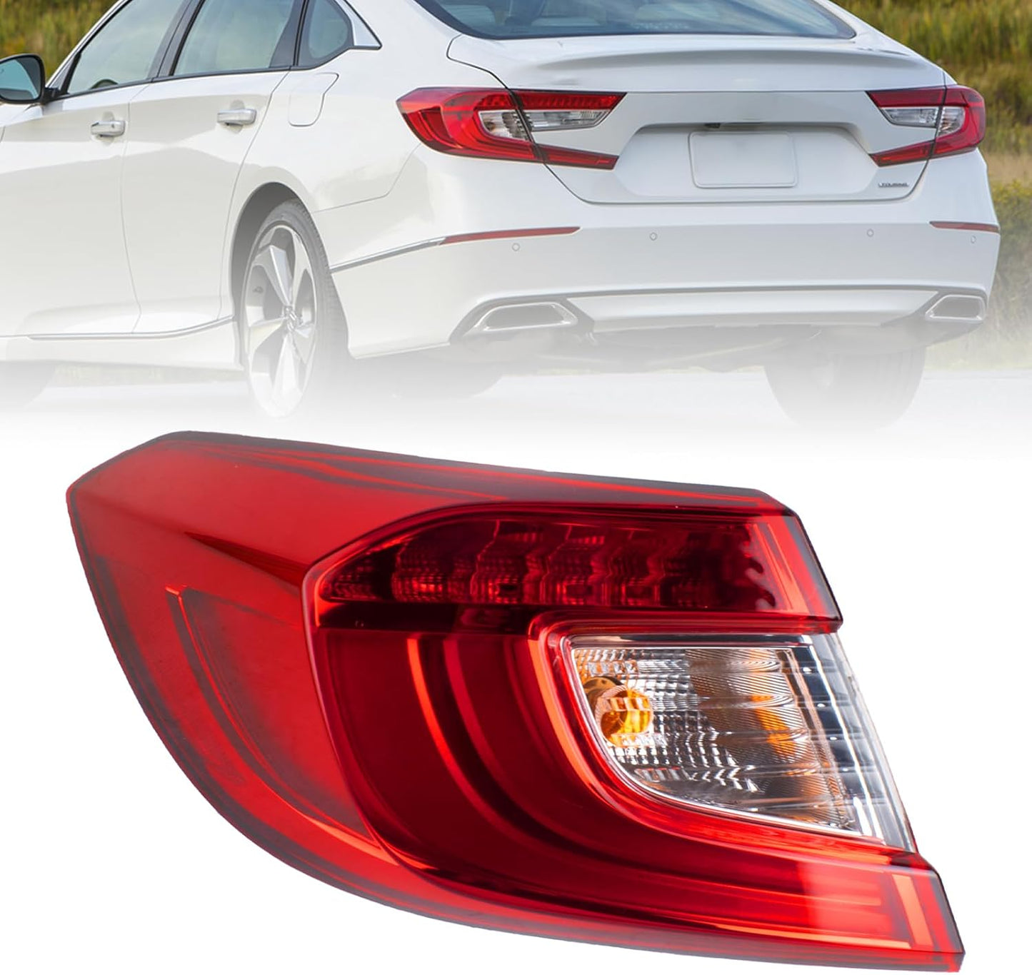 Boine Left Driver Side Tail Light for 2018-2021 Honda Accord