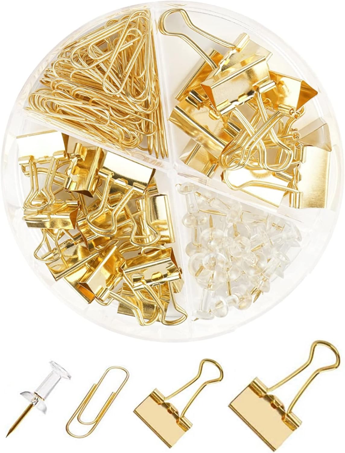 Organize in Style with Gold Office Set