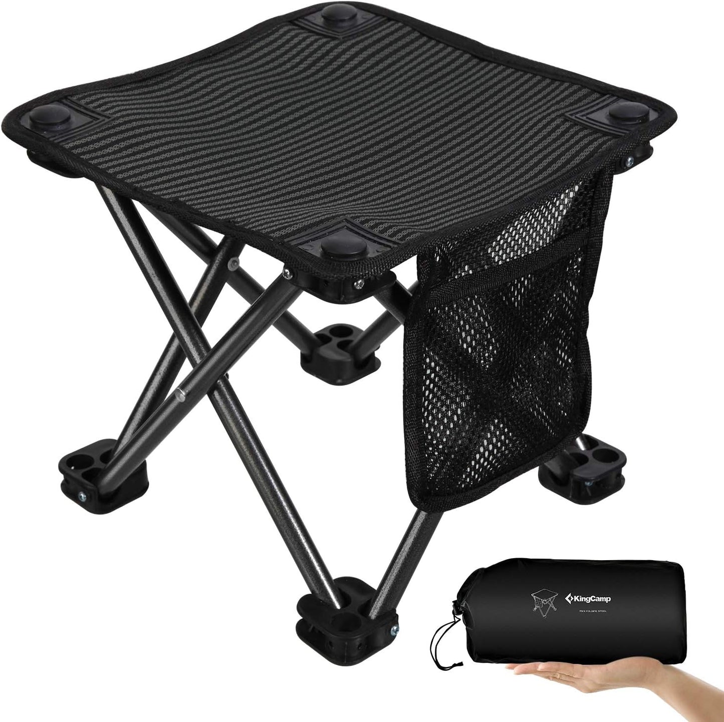 KingCamp Portable Folding Stool: Lightweight Outdoor Essential