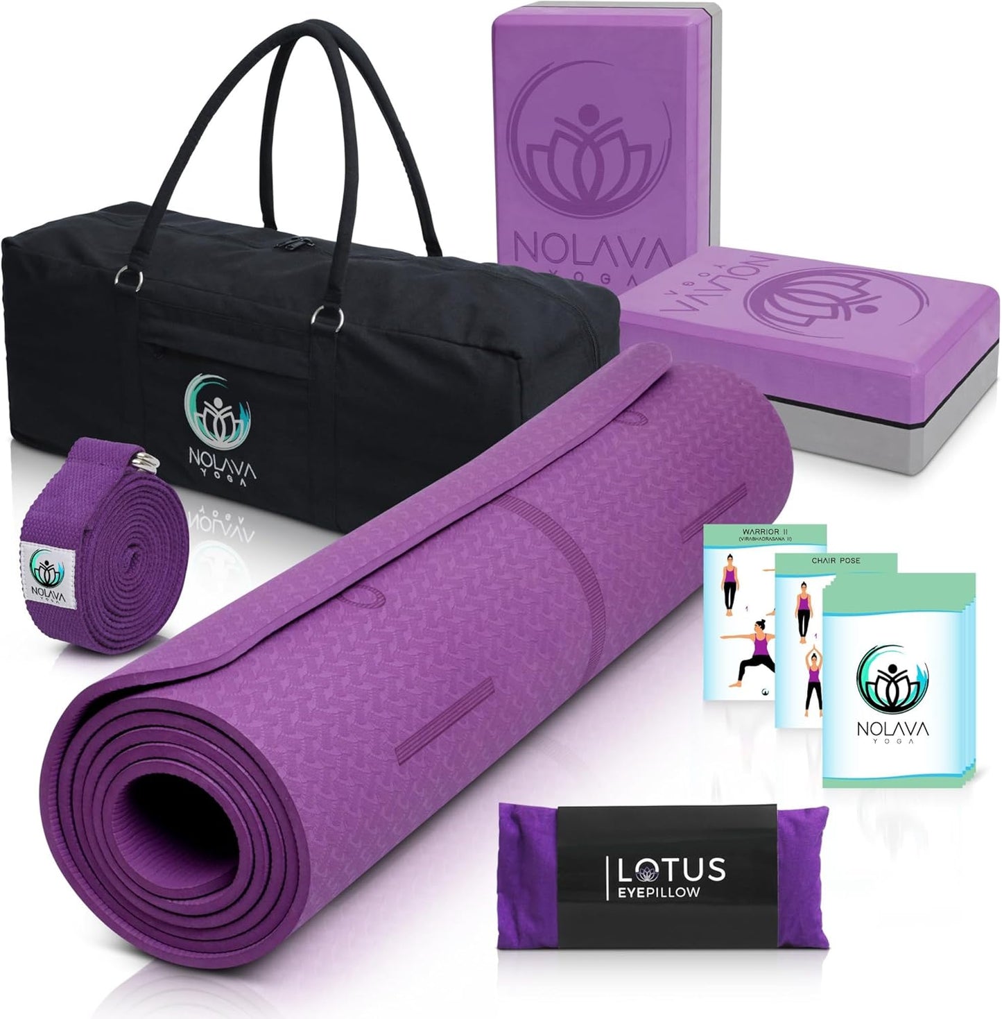Nolava Yoga Sets: TPE Mats & More for Ultimate Fitness