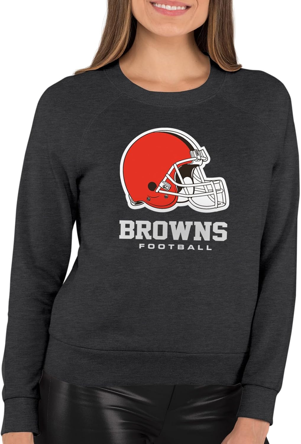 Cleveland Browns Women's NFL Ultimate Fan Slouchy Crewneck