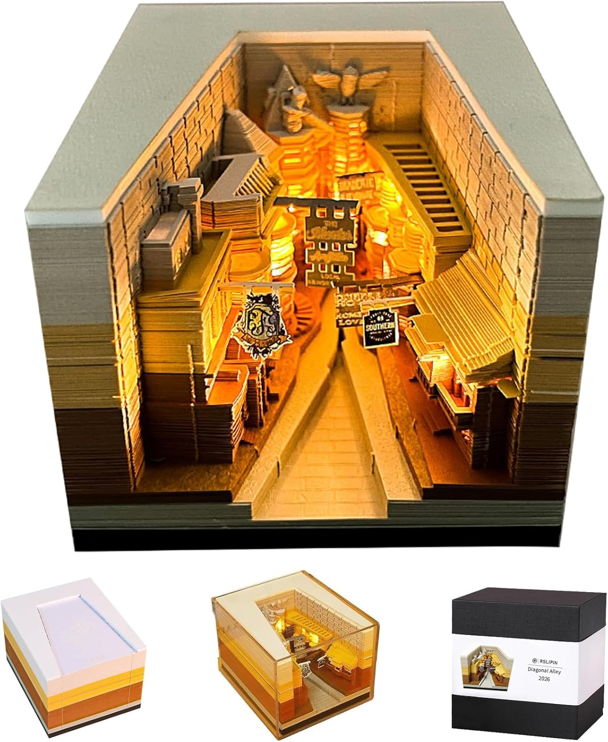 3D Memo Pad Time Piece Calendar 2026 for Creative Desk Decor