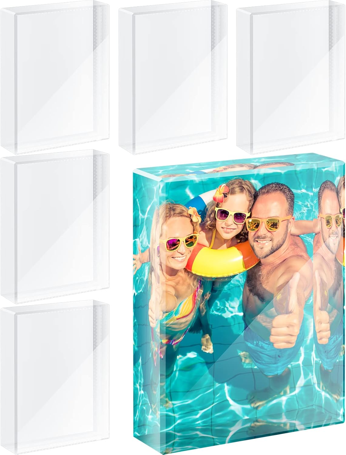 Sublimation Blanks Crystal Picture Frames for DIY Custom Decor
