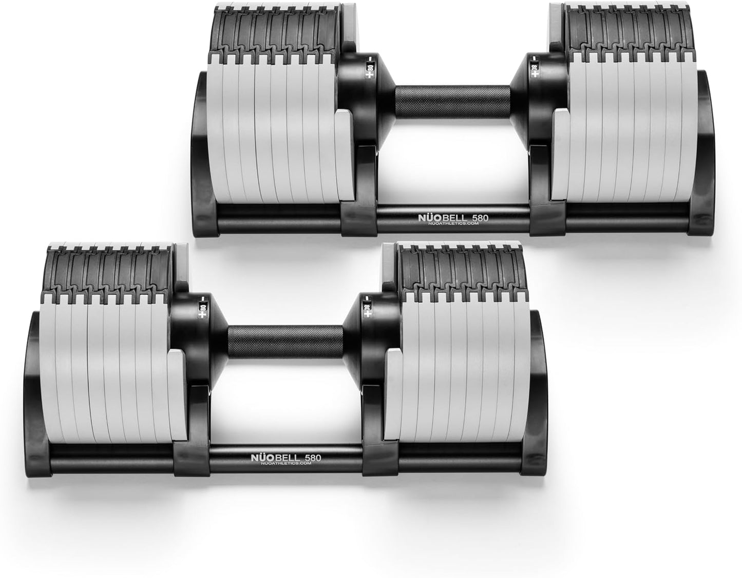 NUOBELL Adjustable Dumbbell Set 5-80 LB for Home Use