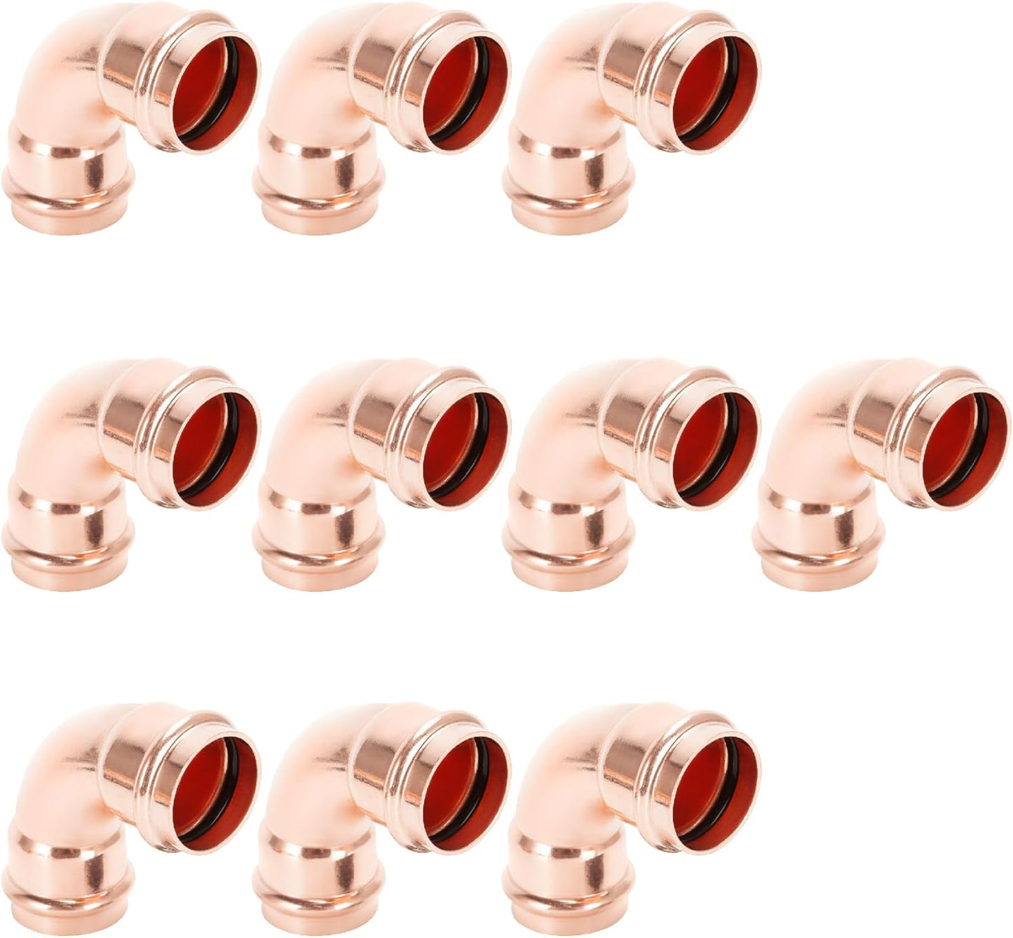 Copper Press Fittings 90 Degree Elbow Coupling for Plumbing