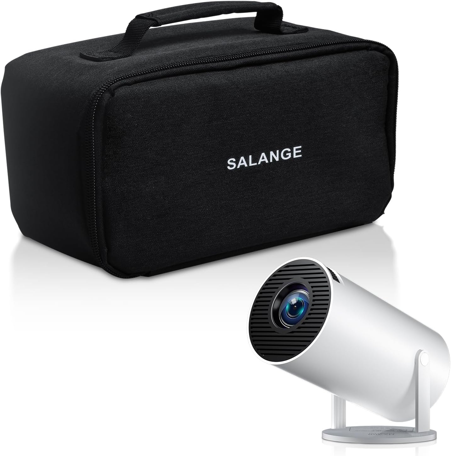 Compact Projector Case with Accessories Storage
