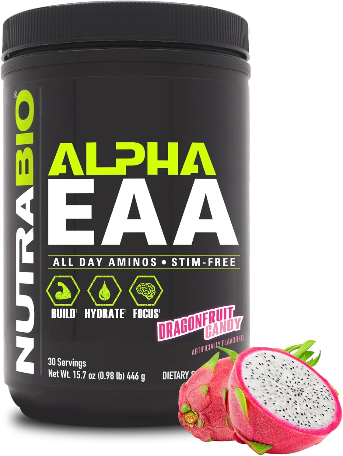 NutraBio Alpha EAA - Essential Amino Acids for Hydration