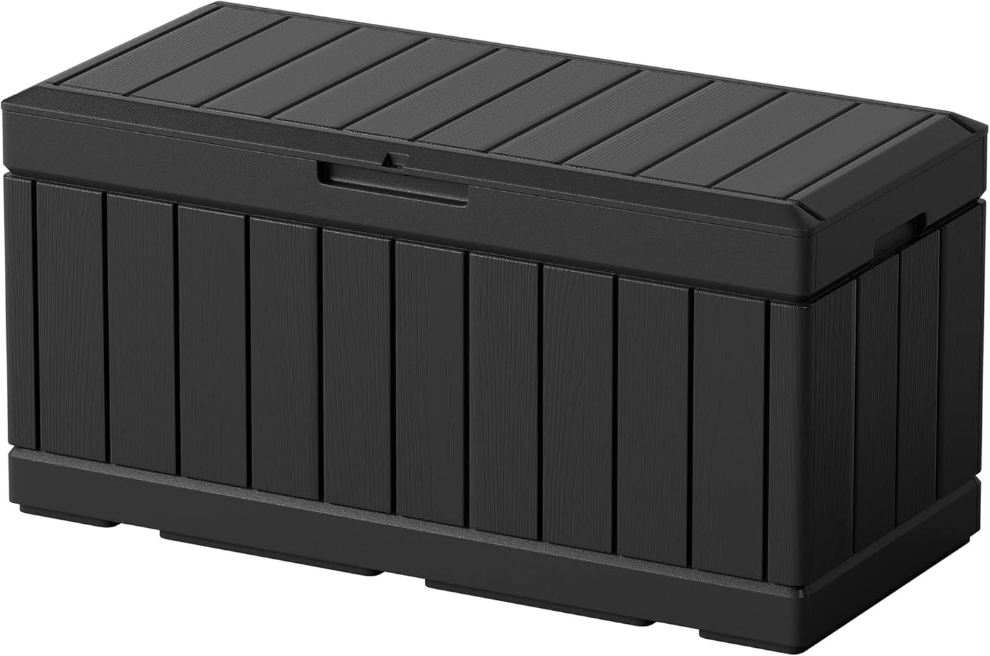 Greesum 82 Gallon Resin Deck Box for Outdoor Storage Needs