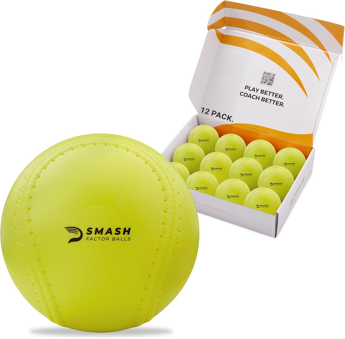 Smash Factor Softballs for Realistic Hitting Practice Training