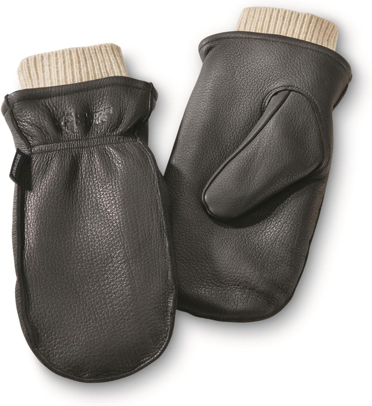 Guide Gear Men's Waterproof Genuine Deerskin Leather Mittens